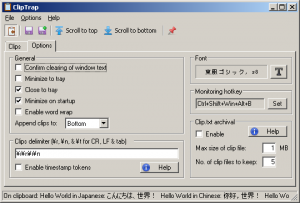 ClipTrap 1.2.2 - náhled