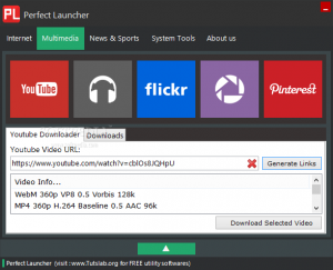 Perfect Launcher 1.6 - náhled