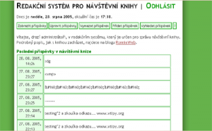 Administrace - náhled