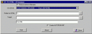 CD TO HTML 1.01 - náhled
