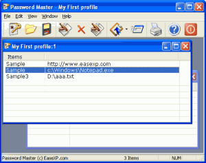 Password Master 1.1.2 - náhled