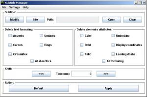 Subtitle Manager 1.1 - náhled