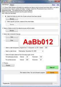 Y.A. Photos Date Stamper 1.4.1 - náhled