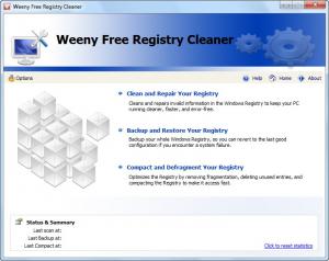 Weeny Free Registry Cleaner 1.0 - náhled