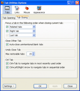Tab Utilities 1.1.5 - náhled