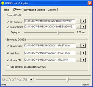 Gong! 2.0.0 - náhled