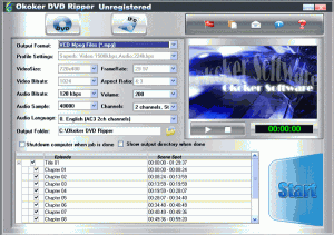 Okoker DVD Ripper 6.7 - náhled