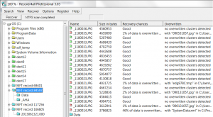 Recover4all 5.01 - náhled