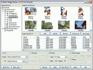 Batch Image Resizer 2.88 - náhled