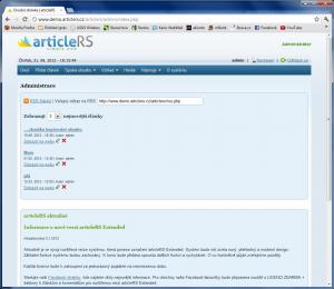 articleRS 2.0.2 - náhled