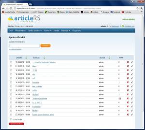 articleRS 2.0.2 - náhled