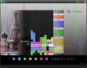 Cyber-D's Tetris 4.02 - náhled