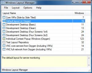 Windows Layout Manager 1.1.0.0 - náhled