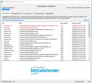 Metadefender Cloud Client - náhled