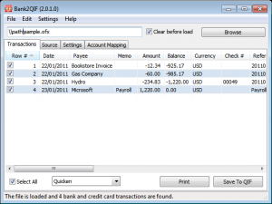 Bank2QIF 2.2.1.8 - náhled