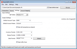Bank2QIF 2.2.1.8 - náhled
