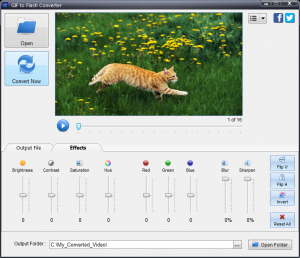 GIF to Flash Converter 4.2 - náhled