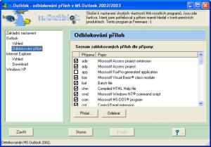 Program Outblok 1.1 - náhled