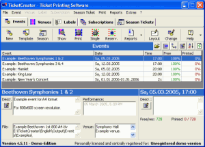TicketCreator 5.1.17 - náhled