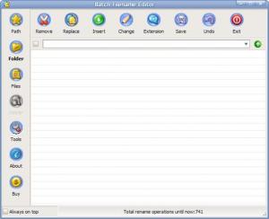 Batch Filename Editor 1.5 - náhled