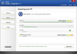 Simnet Disk Cleaner 2011 3.1.1.4 - náhled