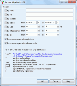 Recover My Email 5.6.8.274 - náhled