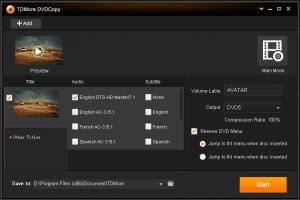 TDMore DVD Copy 1.0.0.2 - náhled