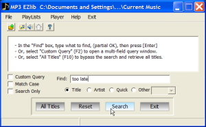 MP3 EZlib 2.5 - náhled