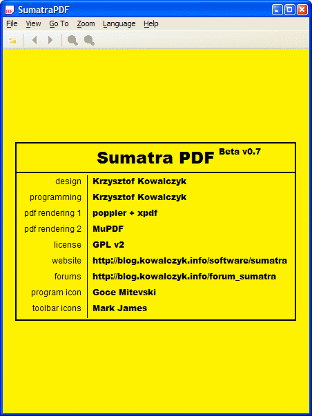 Sumatra PDF 3.5.1 for apple download
