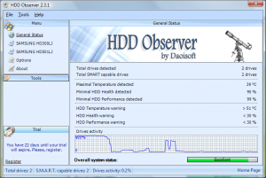 HDD Observer 3.1 - náhled
