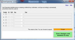 AutoTypewriter 1.0.1 - náhled