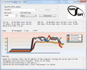 TamoSoft Throughput Test 1.0 Build 36 - náhled