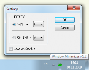 Window Minimizer 1.2 - náhled