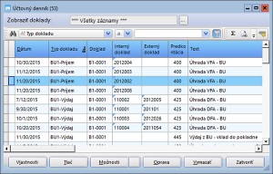 OBERON - agenda firmy - náhled