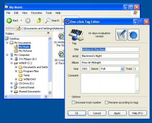 One-click Tag Editor 1.2 - náhled