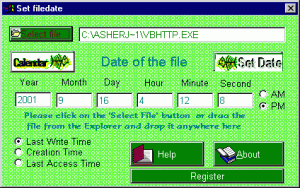Set Filedate 1.0 - náhled