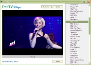 FreeTV Player 1.5 - náhled