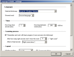 Language Echolot 1.0.0 - náhled