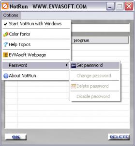NotRun 1.0 - náhled