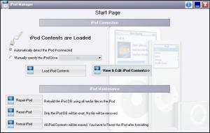 iPod Manager 1.0.0.3 - náhled