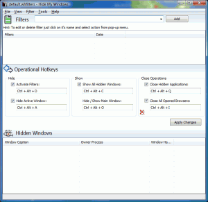 Hide My Windows 1.9.9 - náhled