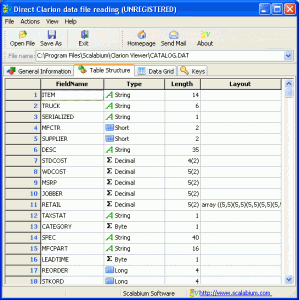Clarion viewer 1.95 - náhled