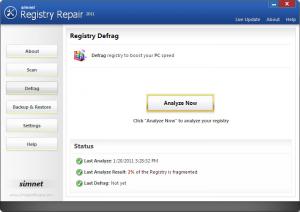 Simnet Registry Repair 2011 3.1.1.2 - náhled