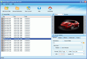 Photo Batch Converter 5.0.0. - náhled
