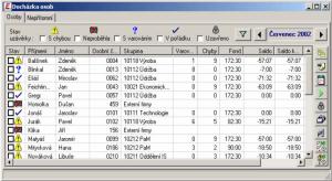 Evidence 2000 docházka 3.1 Start - náhled