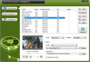 All To FLV Converter 8.7 - náhled