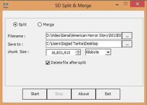 SD Split and Merge 1.0 - náhled
