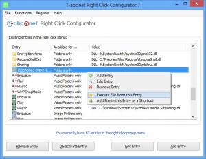 1-abc.net Right Click Configurator 7.00 - náhled