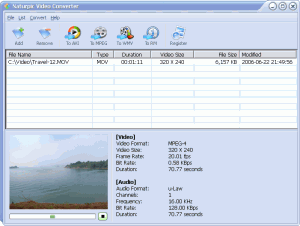 Naturpic Video Converter 1.40 - náhled