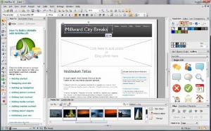 Serif WebPlus X5 - náhled